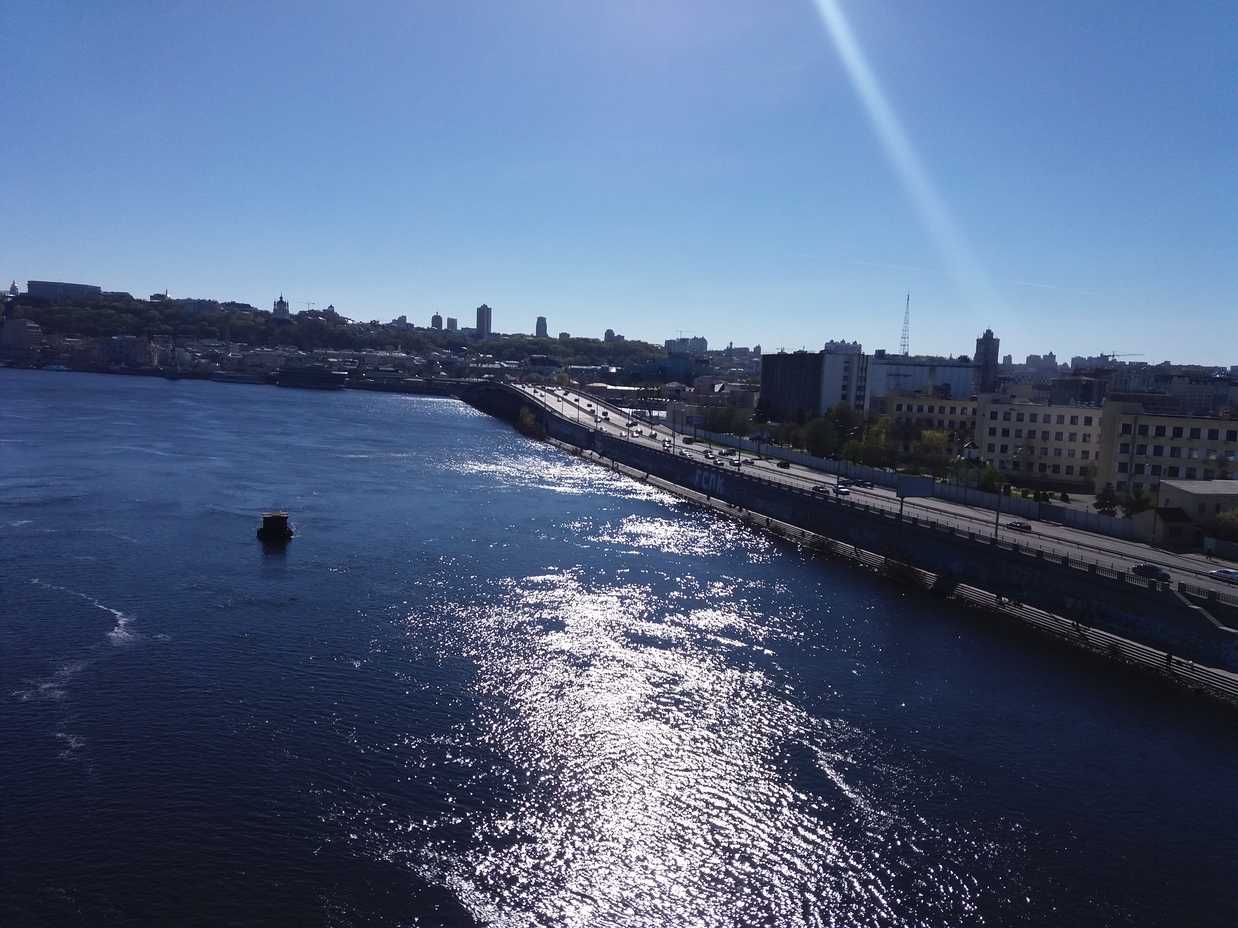 Kiev spring high waters